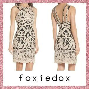 NWT Foxiedox Anthropologie Embroidered Minidress.  SZ XS